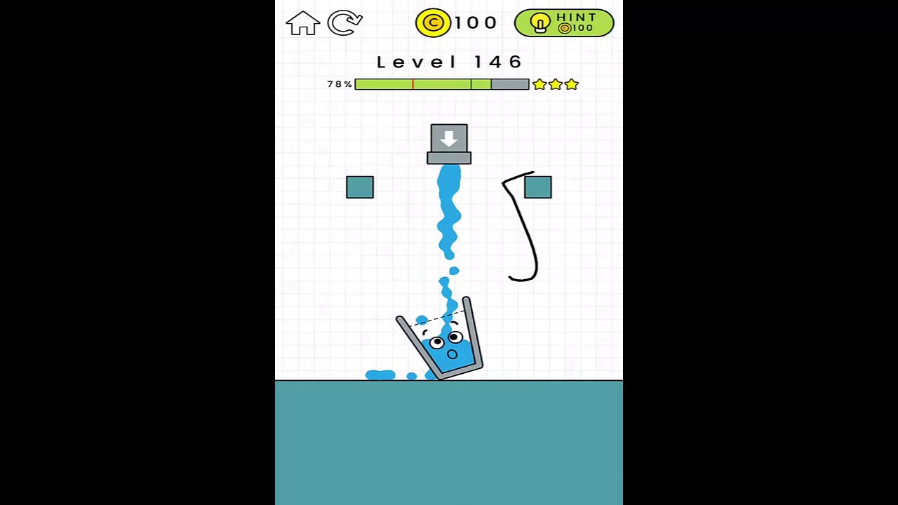 Happy Glass Level 146. 3 Stars Walkthrough
