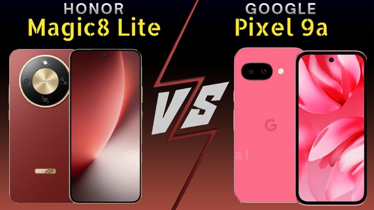 Honor Magic8 Lite vs Google Pixel 9a #phonecomparison