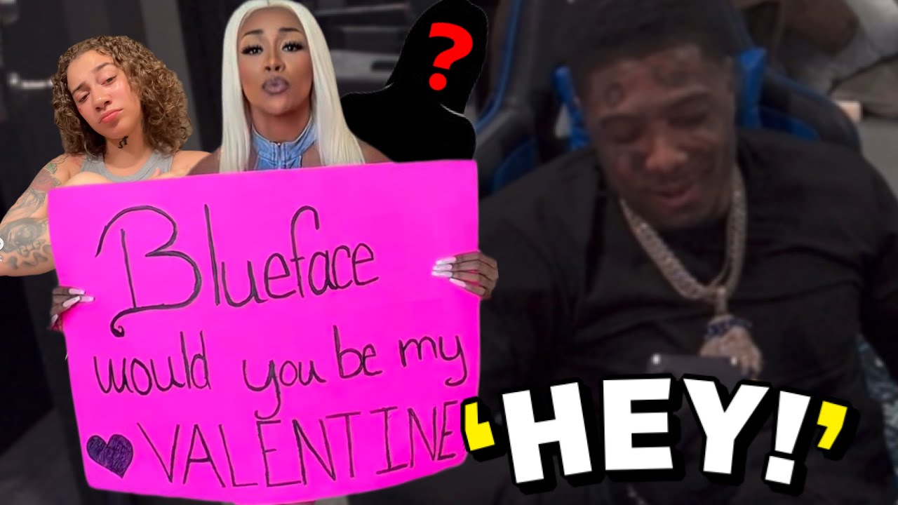 Blueface Calls Pinky Doll, Nevaeh & A Mysterious New Girl Before Valentine’s Day..