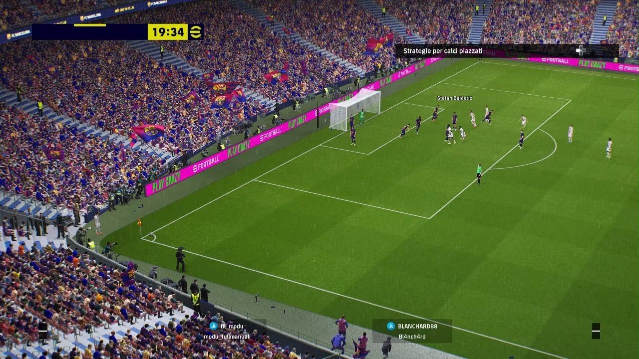 Tim League Barcelona - Olimpique Lyon