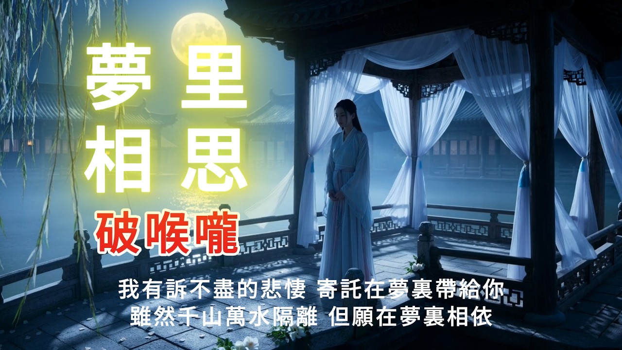 夢里相思 / 鄧白英1955 [破喉嚨Ai翻唱] 我有訴不盡的情意，每晚在夢裏呼喚你，我倆千山萬水分離，兩地相思夢牽繫。