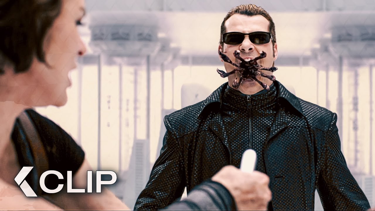 Alice Lucha contra Wesker Mutante - RESIDENT EVIL 4: LA RESURRECCIÓN Clip (2010) Milla Jovovich