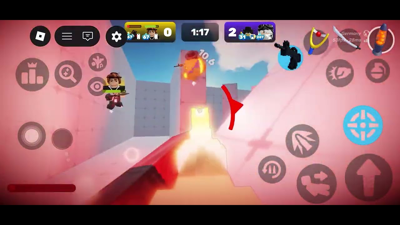 Sad loss because of lag | Roblox | Rivals
