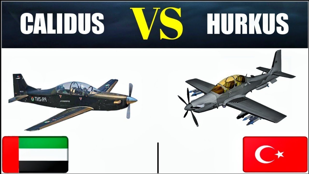 Turkish Hurkus-C VS UAE'S Calidus B-250 Light-Attack/Trainer Aircraft