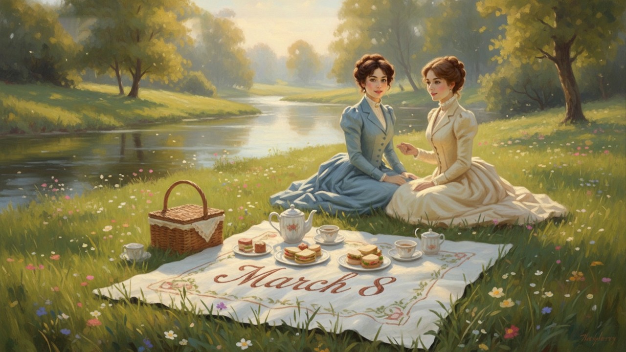 Far From London: International Women’s Day in the Victorian Countryside ☀️ Classic 50s–70s Melodies