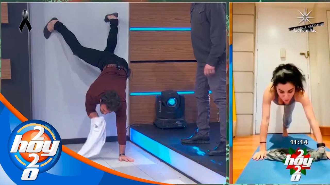 Lambda García 'azota' al intentar hacer el challenge de Martha Higareda | La Nube de Hoy
