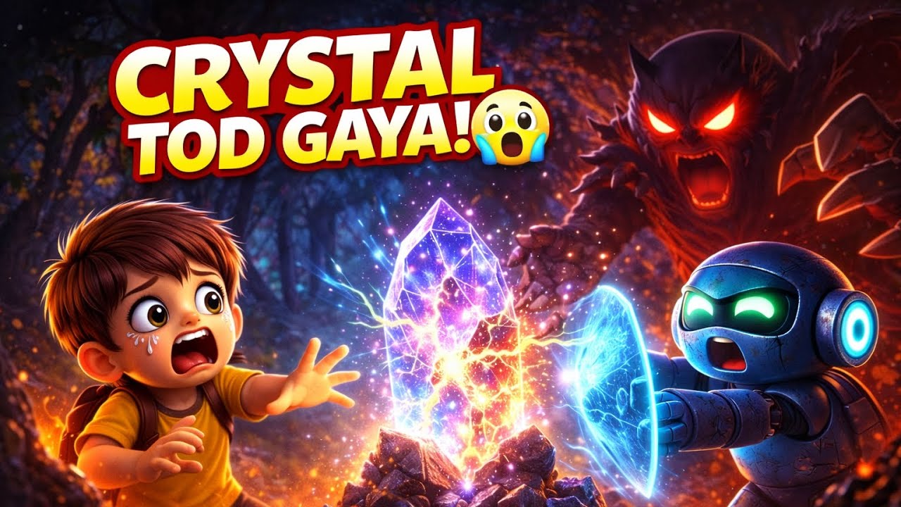 Jungle Bachao Mission 🔥 | Raju Aur Robo Episode 8 | Hindi Cartoon | 