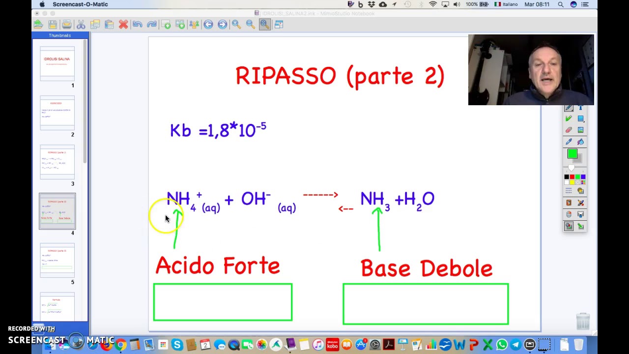 Idrolisi salina_Acidi_Forti