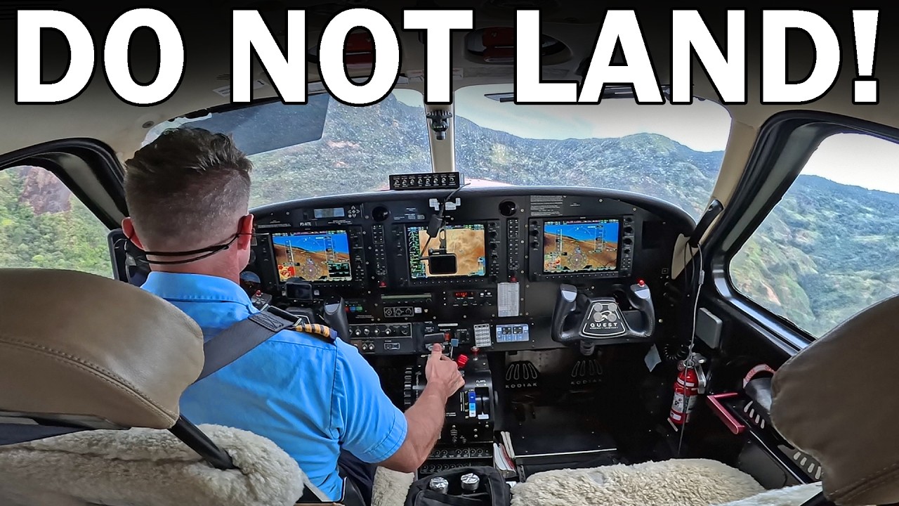 This is WHY PILOTS SHOULD NEVER Land in the Rain