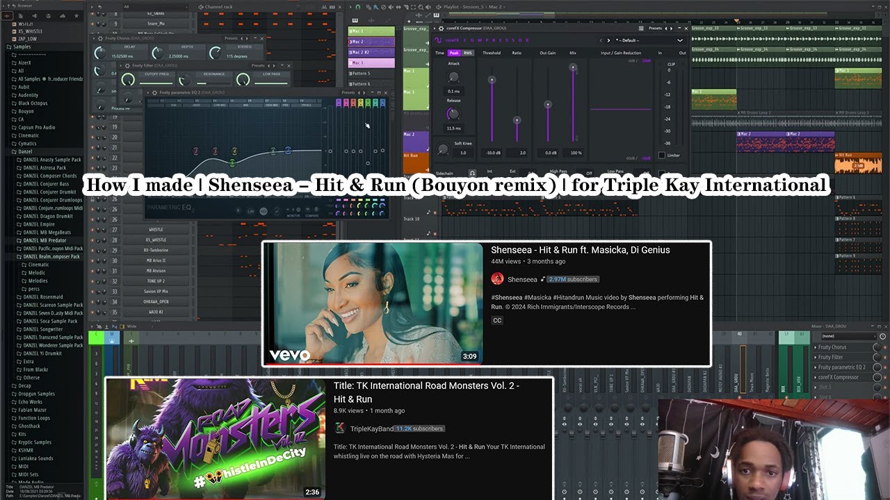How I made | Shenseea - Hit & Run (Bouyon remix) | for Triple Kay International