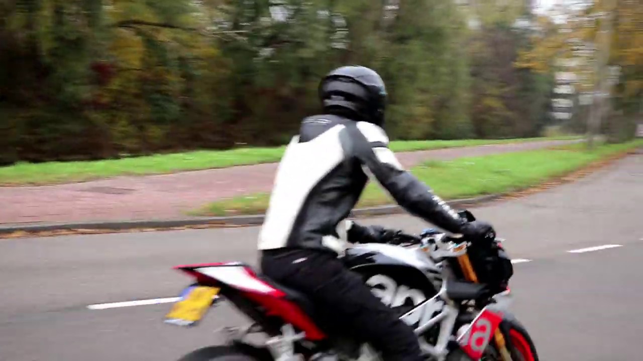 Aprilia Tuono Factory V4 1100 2016 HP Corse Take OFF Sound.