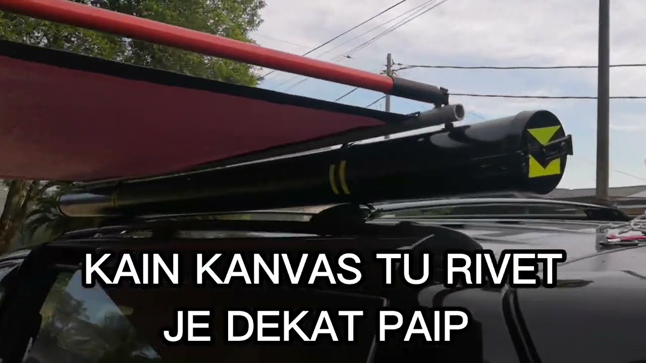 DIY Awning Car BAJET kurang RM130