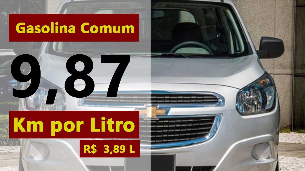 Chevrolet Spin - Consumo Gasolina Comum