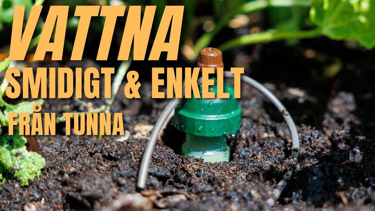 Effektiv Bevattning utan El eller Vattenanslutning!