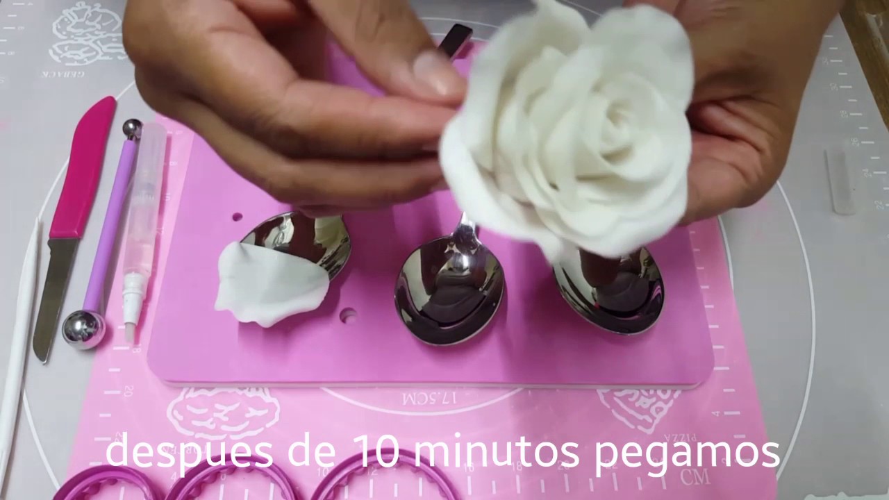 ROSA DE FONDANT TUTORIAL