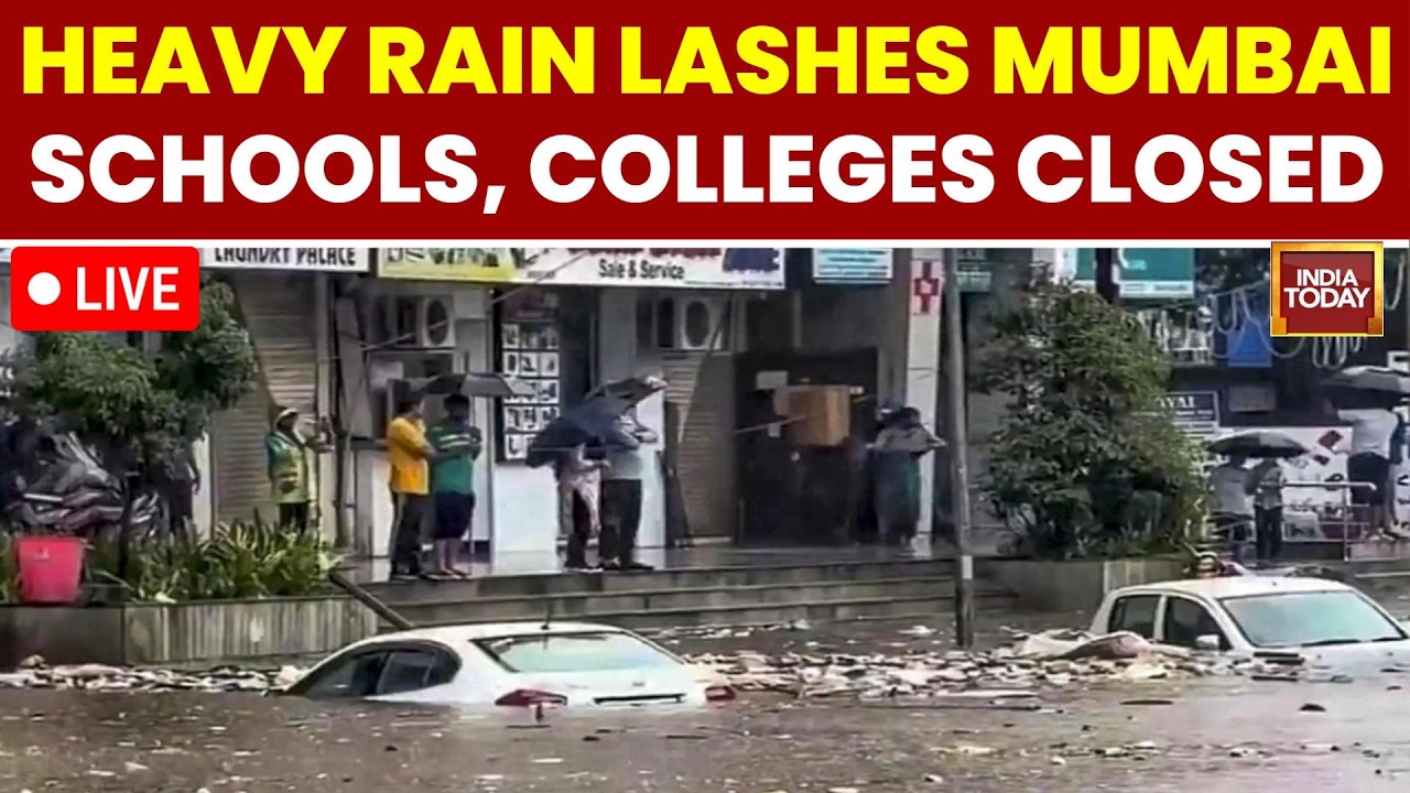 LIVE: Red Alert In Mumbai After Heavy Rain | Schools, Colleges Under BMC Closed | Mumbai Monsoon