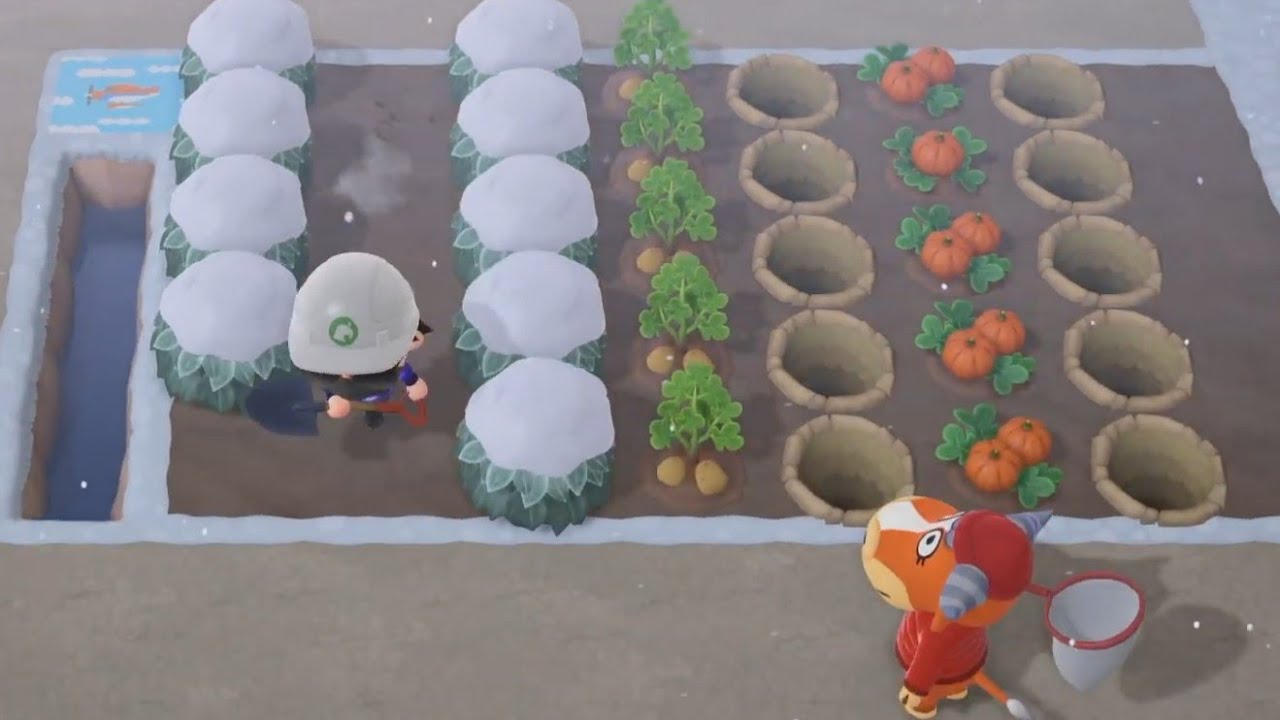 Building a farm only for veggies [No AUDIO]