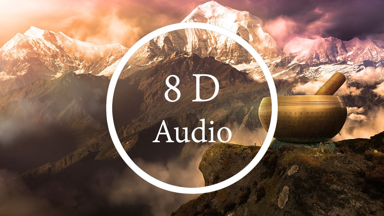 🎧 Singing Bowl + Epic Himalayan Rain + Thunder 8D Audio for  relaxation, meditation sleep and Study