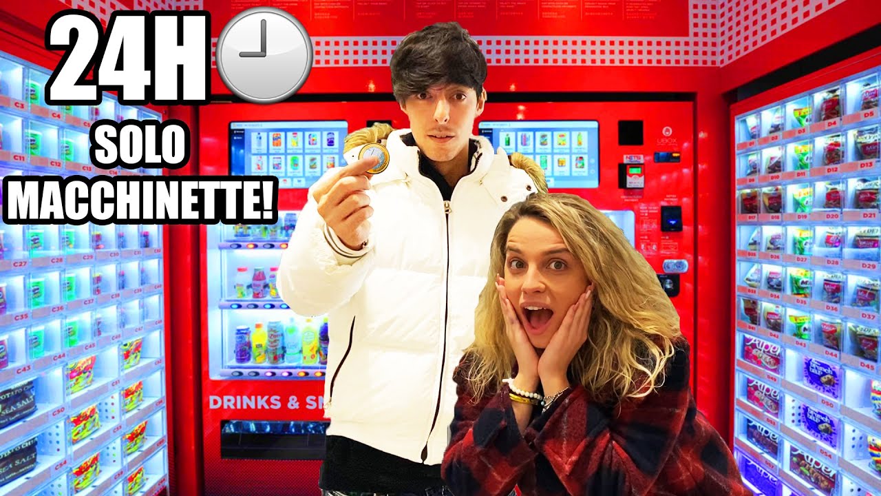 SOPRAVVIVIAMO PER 24 ORE SOLO CON IL CIBO DELLE MACCHINETTE! *PESSIMA IDEA*