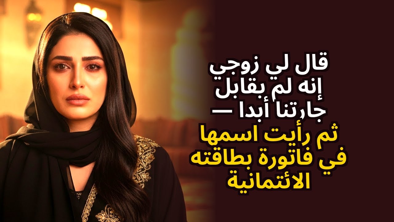 قال زوجي إنه لم يقابل جارَتنا أبدًا — ثم رأيت اسمها في كشف بطاقة ائتمانه