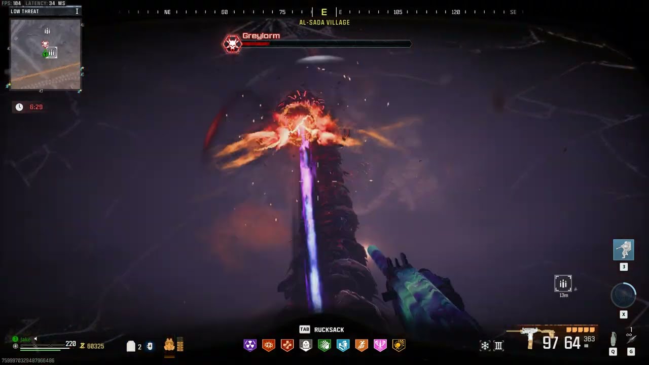 [WR] Solo Red Worm Bossfight in under 7 MINUTES (MW3 Zombies)