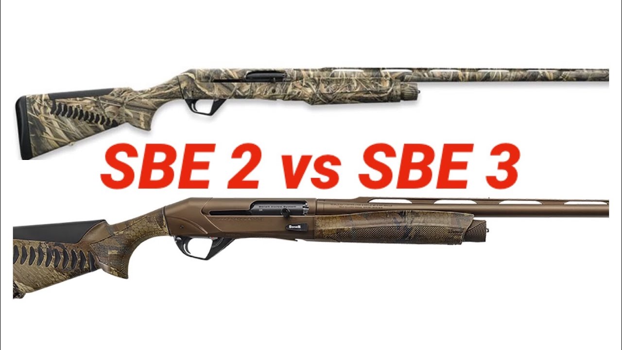 Benelli SBE2 против SBE3