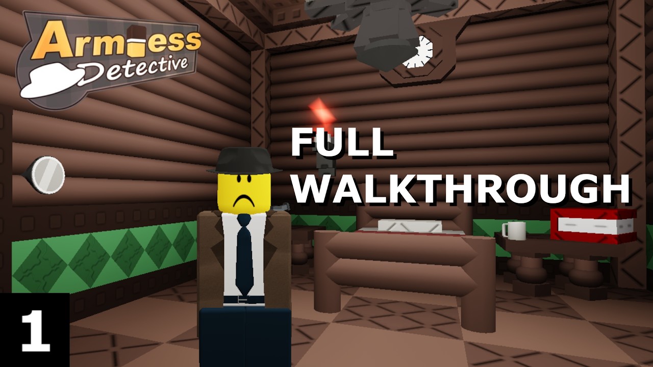 ROBLOX Armless Detective  - ALL LEVELS [Full walkthrough]