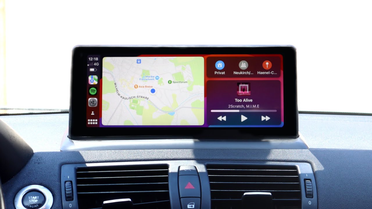 BMW E81 E82 E87 E88 Apple Carplay & Android Auto nachrüsten!