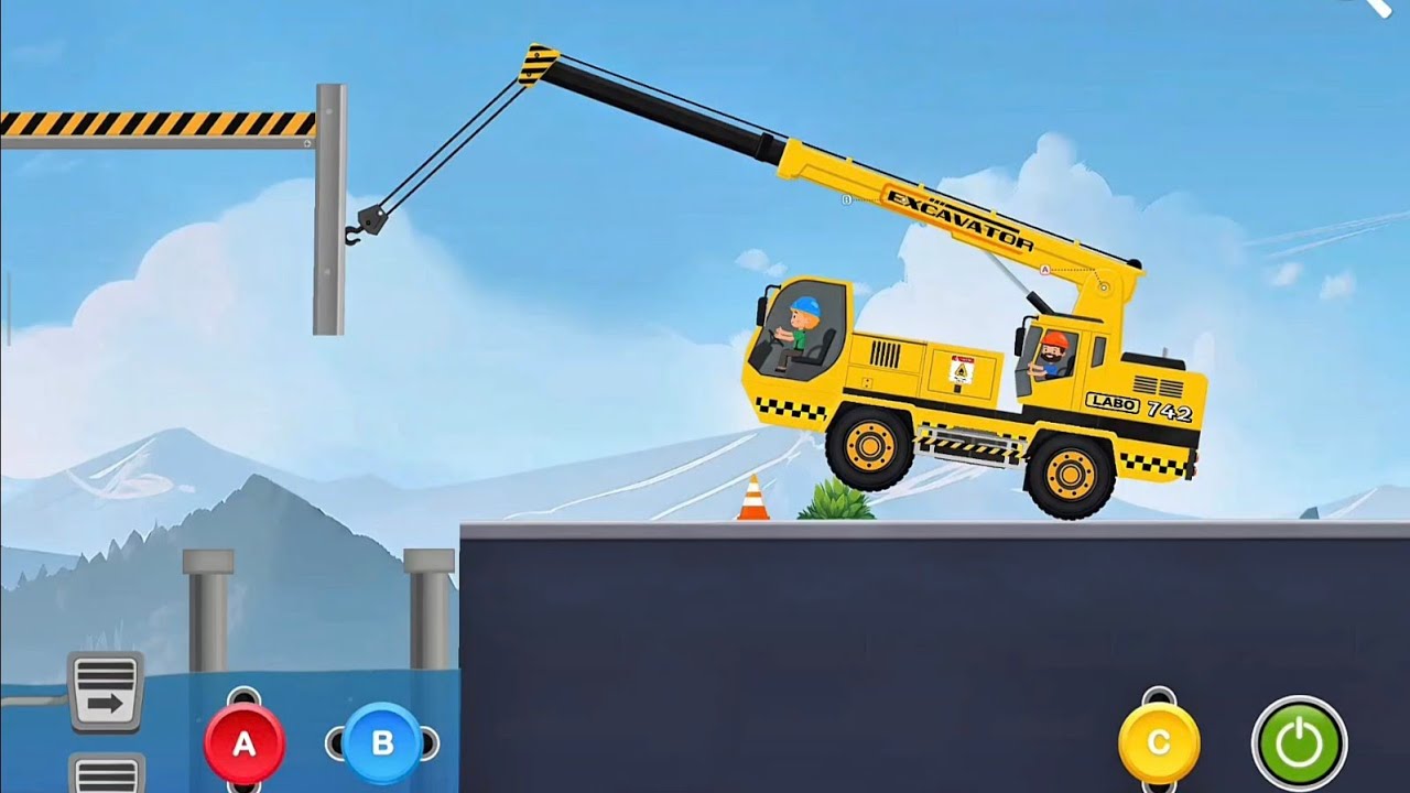 Hydraulic Crane (PART 2) SERU!! Menghadapi misi yang penuh tantangan, apakah berhasil??