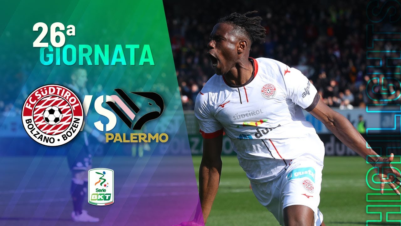 HIGHLIGHTS | Südtirol vs Palermo (1-1) - SERIE BKT