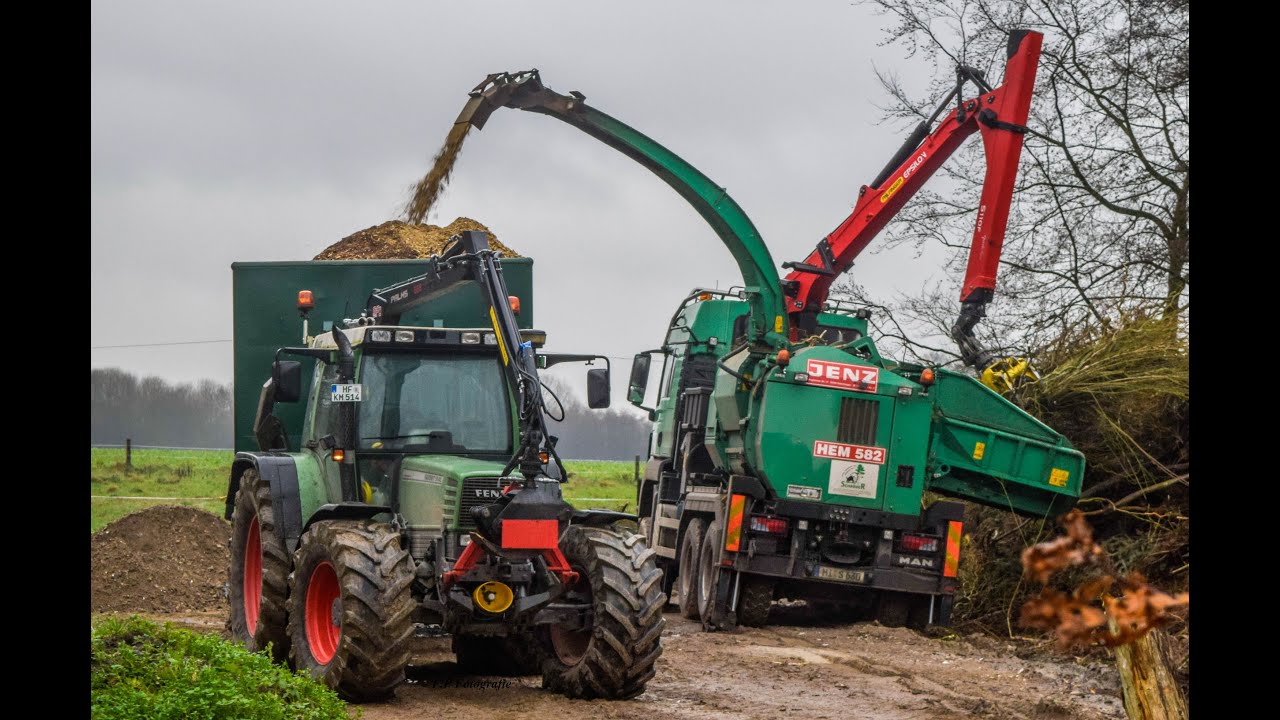 Holz-Hacken Xerion+MAN+Jenz+Fendt 2015 Full HD