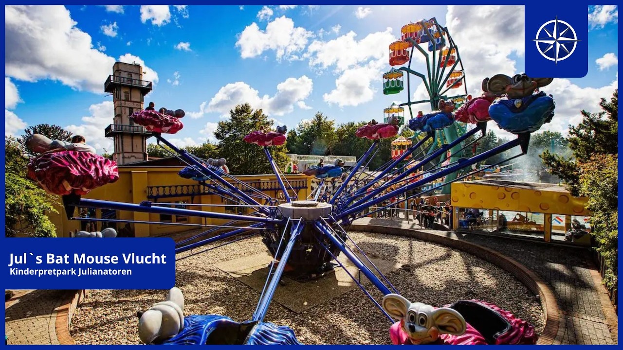 Jul`s Bat Mouse Vlucht - Kinderpretpark Julianatoren (Onride POV)