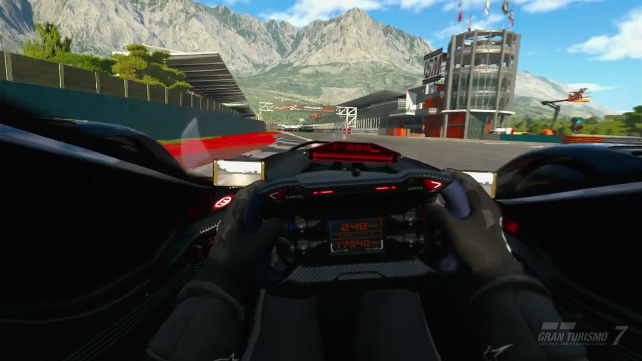 PSVR2 + SEM HUD = IMERSÃO TOTAL! 😱 Red Bull X2019 em Dragon Trail | Gran Turismo 7