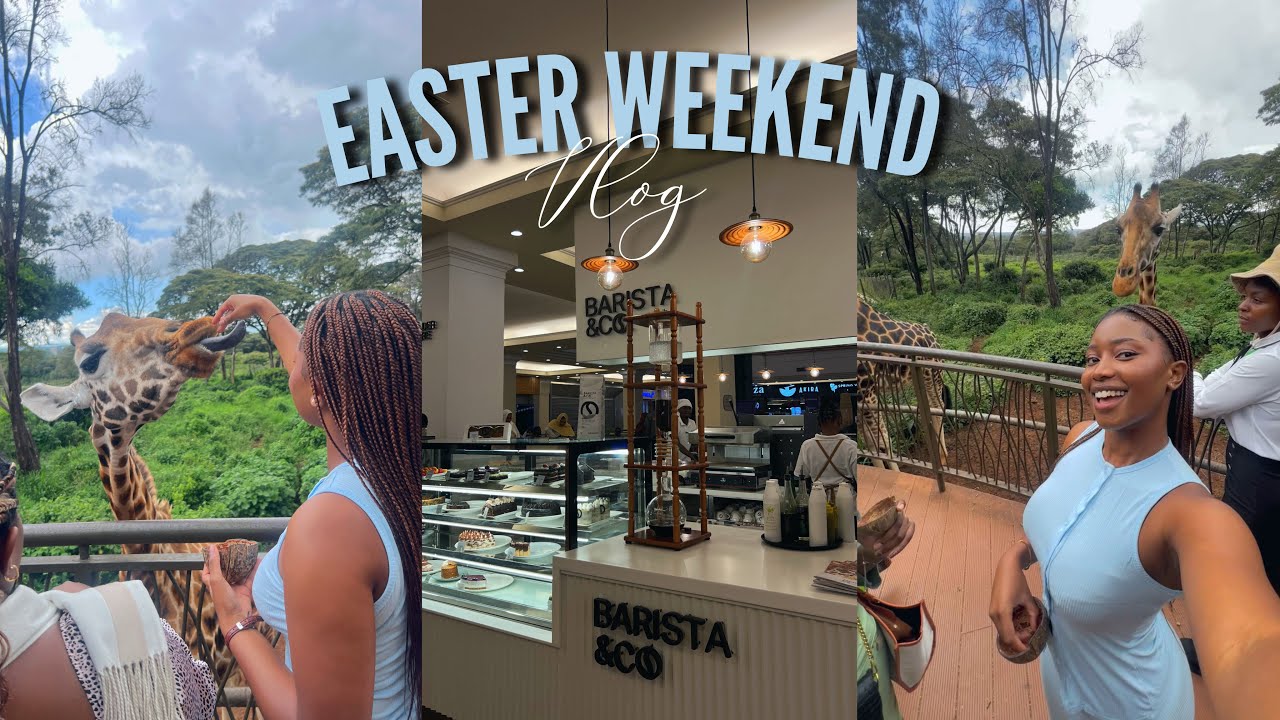 International Student in Nairobi | Giraffe Centre, Arcade, Friends etc | Easter Vlog