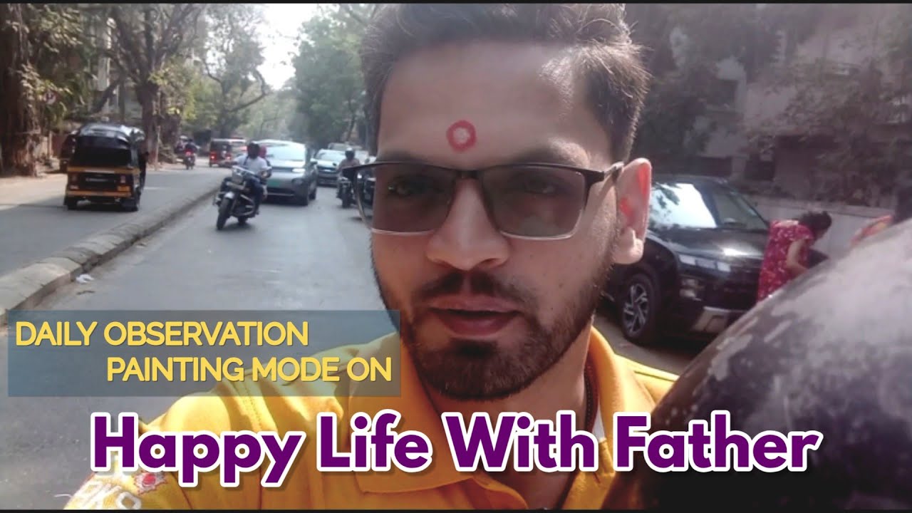 MUMBAI City Vlog /PAINTING WORK MUMBAI/WITH FATHER DAILY VLOG #trending #mumbaicity #painting #vlog 