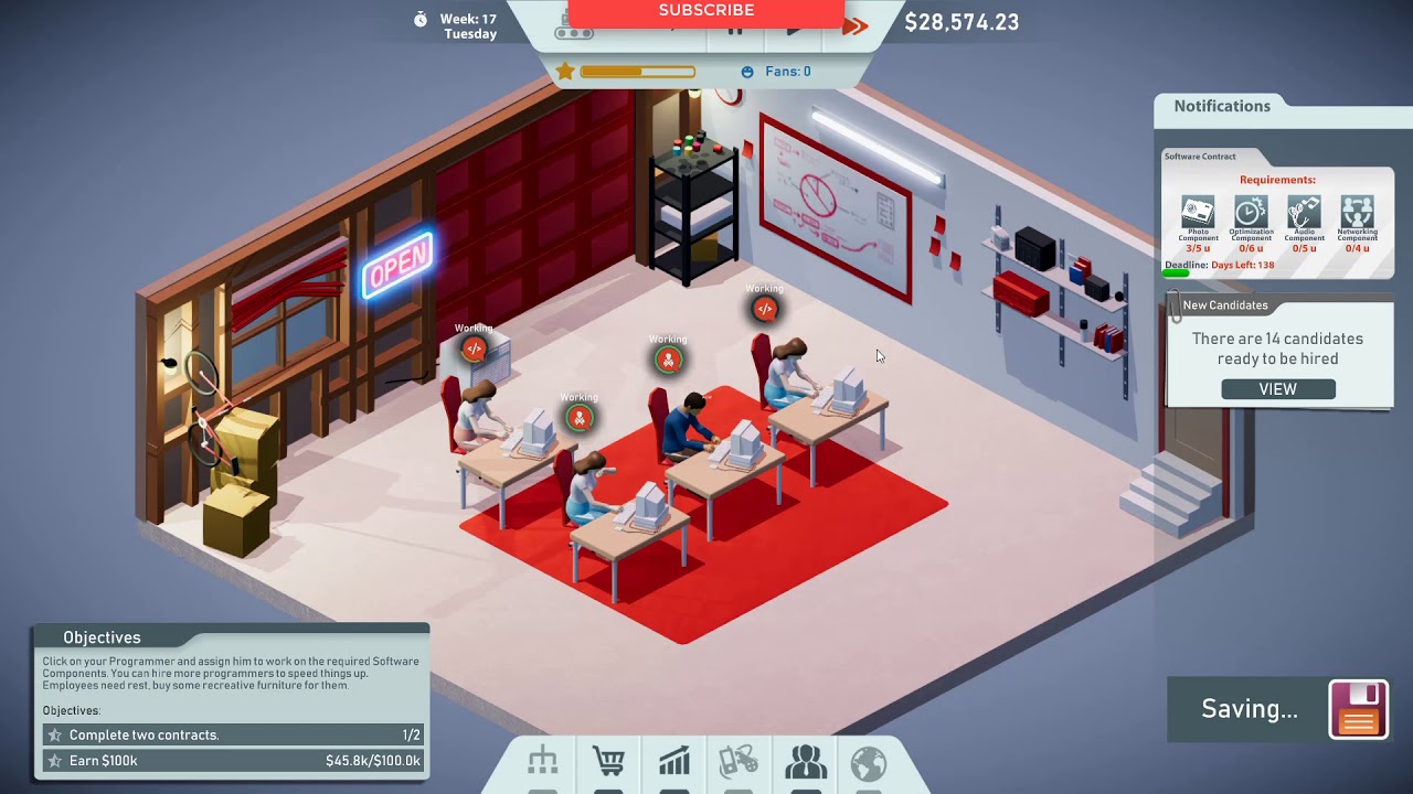 Tech Corp. Gameplay (PC Game)