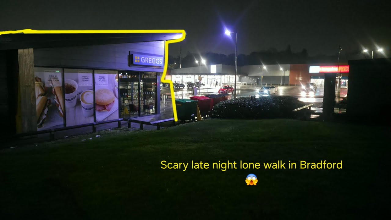 #Scary 😱 Late night #LoneWalk in wet conditions. Bradford 