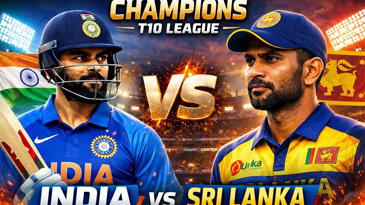 Real Cricket 24 | UNOFFICIAL Champions T10 League | Match 1 | India VS Sri Lanka | Real Cricketer 24