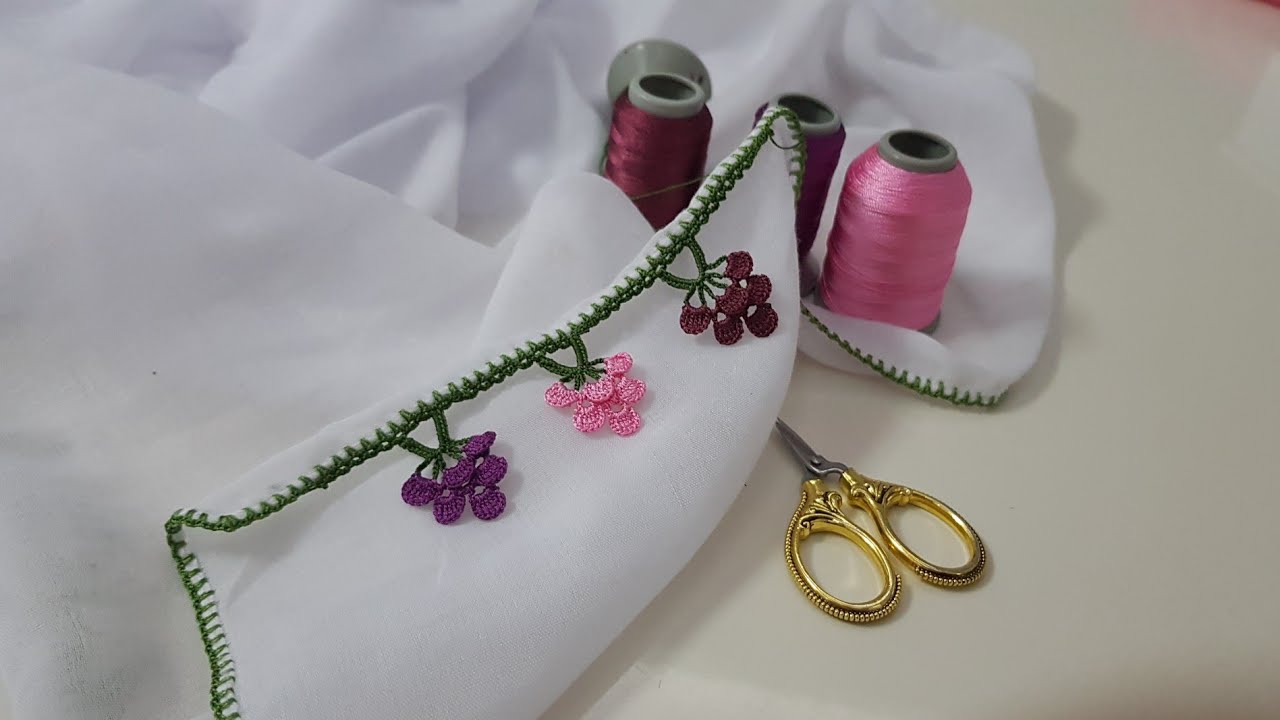 543 - Herkes Burdamı 🤗 Fıstık Oyası Güzelliğinde 🎀 iğne Oyası Görselliğine Tasarım Tığ Oyası Yapımı