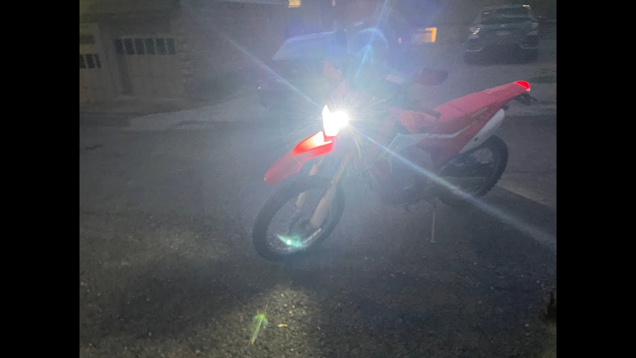 Замена/установка светодиодной фары на CRF250L