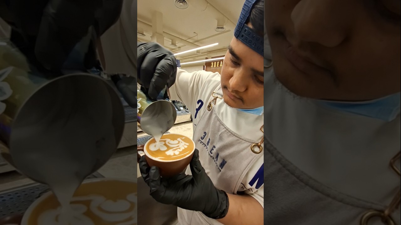 How To Make Barista Coffee At Home #latteart #barista #shorts #coffee #funny #viral #music #youtube