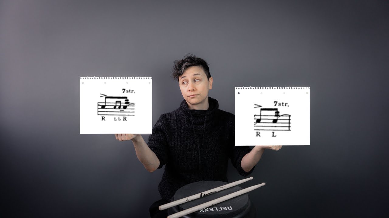 ROL DE 7 - SEVEN STROKE ROLL (La diferencia en los solos de WILCOXON)