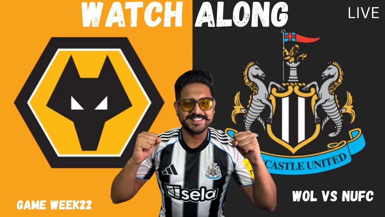 LIVE | Wolves vs Newcastle United Watch Along | Premier League | Match Reactions & Live Chat