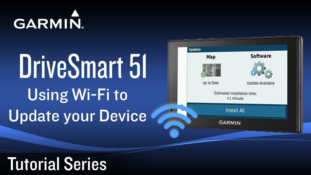 Tutorial - Garmin DriveSmart 51: Use Wi-Fi to Update your Device