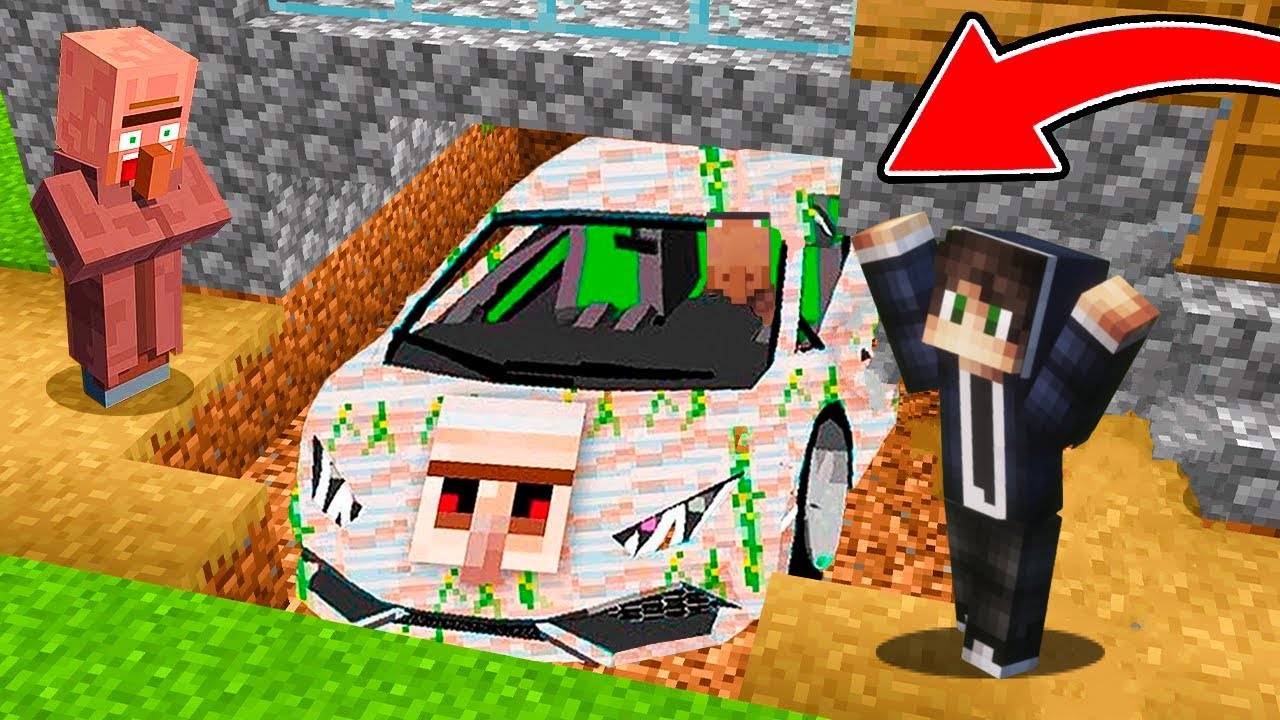 Pronasao Sam Auto Ispod Villagerove Kuce u Minecraftu