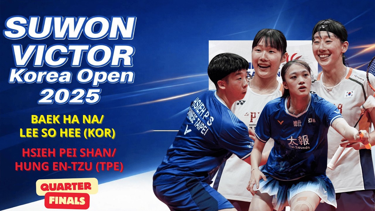 🔥 MASTERCLASS SHOWDOWN 🔥 Baek Ha Na/Lee So Hee (KOR) vs Hsieh/Hung (TPE) | Full Score | 1080p