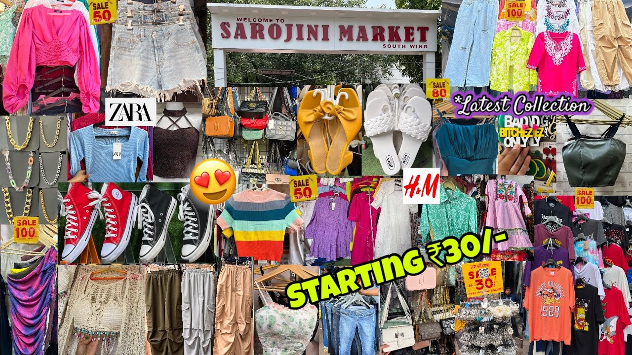 Sarojini Nagar Market Delhi | Latest Collection 2024 With Shop Number #sarojininagarmarketdelhi