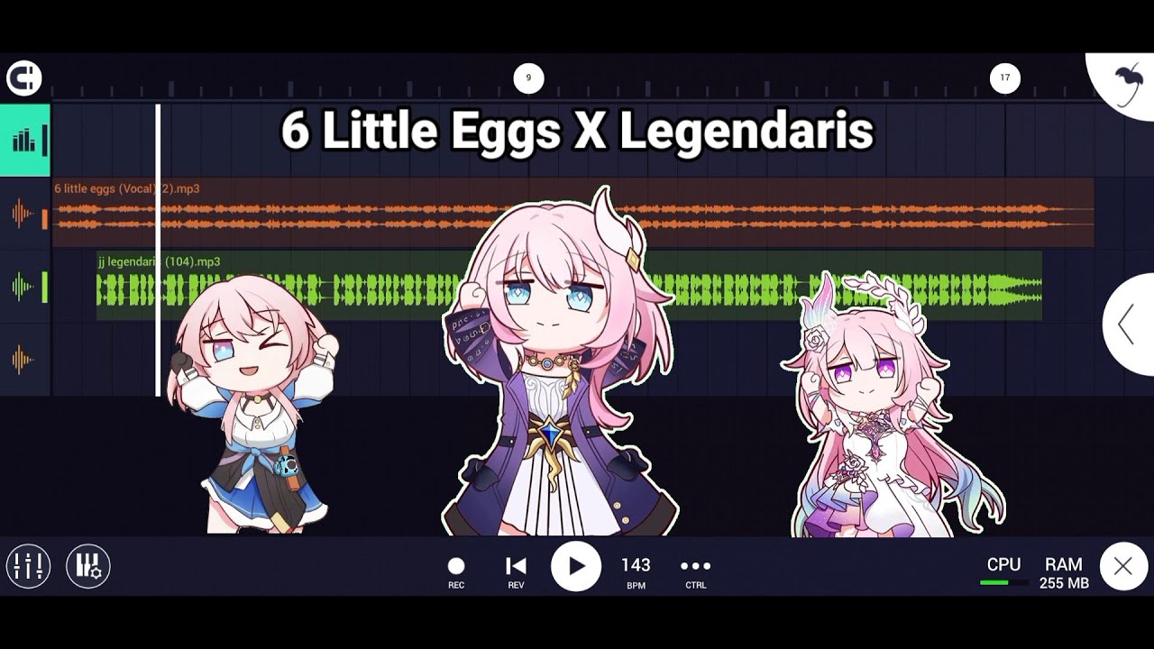 6 little eggs x legendaris