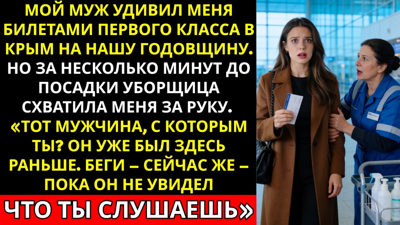 «Тот мужчина уже делал это раньше» – Сотрудница аэропорта спасла меня от моего собственного мужа...