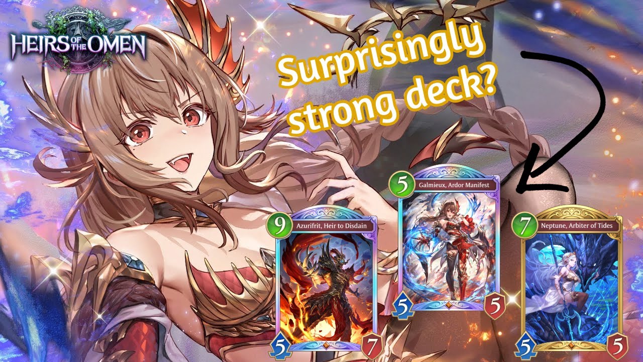 Galmieux is very strong in Disdain Dragon | Shadowverse: Worlds Beyond (Heirs of the Omen)